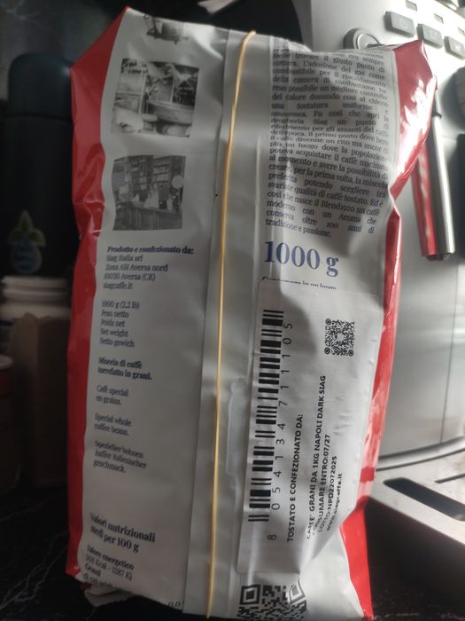 Кава в зернах " 1920 napoli dark" red