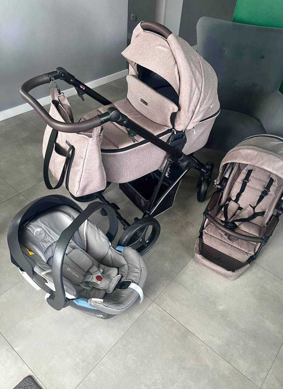 Bebetto Flavio 2w1 + fotelik Cybex Aton 5