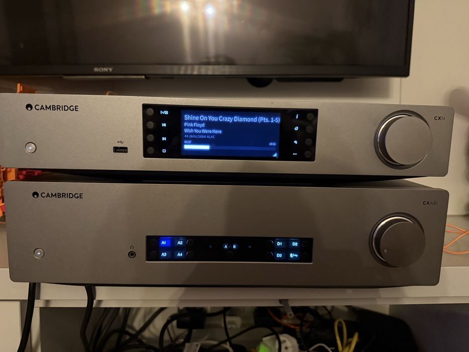 Zestaw cambridge audio cxa81 i cxn v2