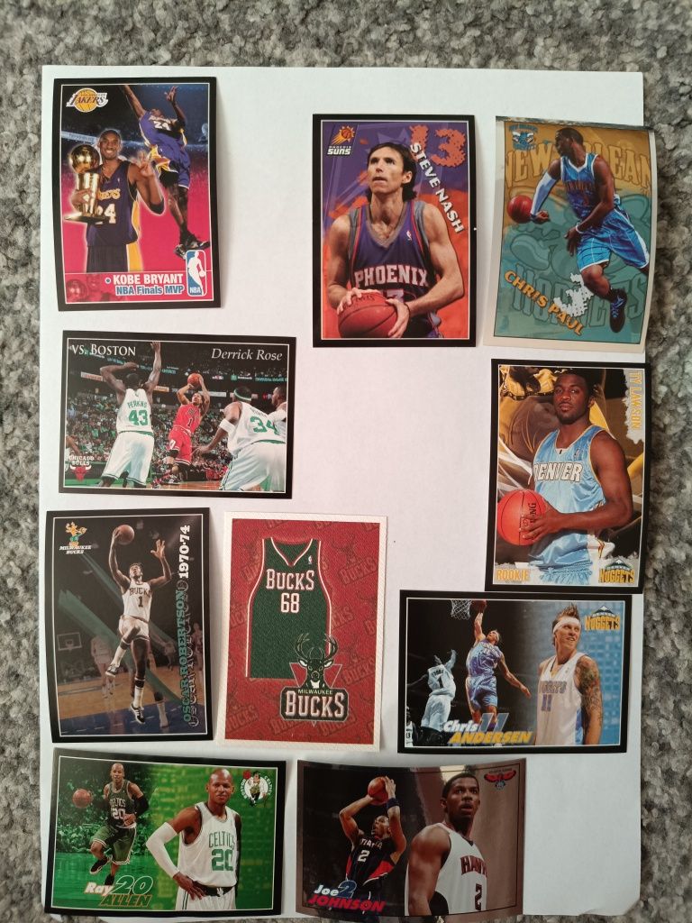 Naklejki NBA panini 2009/2010