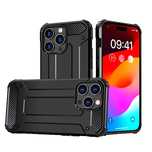 Pancerne etui do iPhone 15 Pro Max Hybrid Armor - czarne
