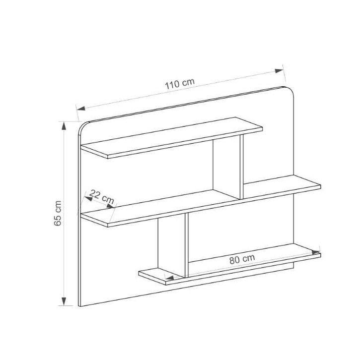 Meble modułowe, młodzieżowe Lorento biurko, szafa, regał, półka