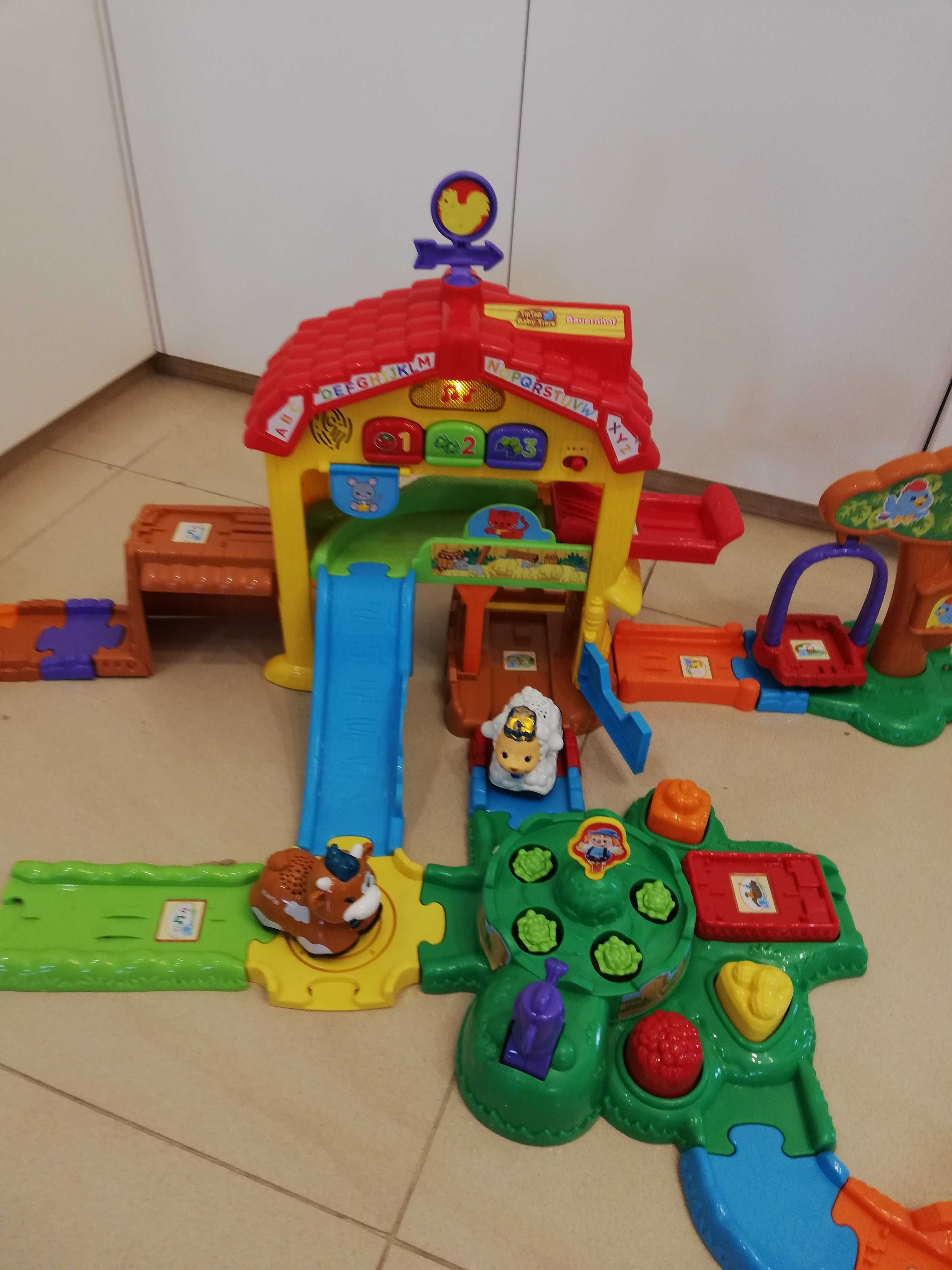 TUT TUT Vtech Farma tutut zwierzątka autka zestaw