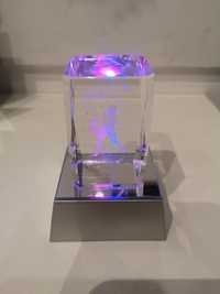 Szklana figurka Wodnik - kryształ - grawer 3D