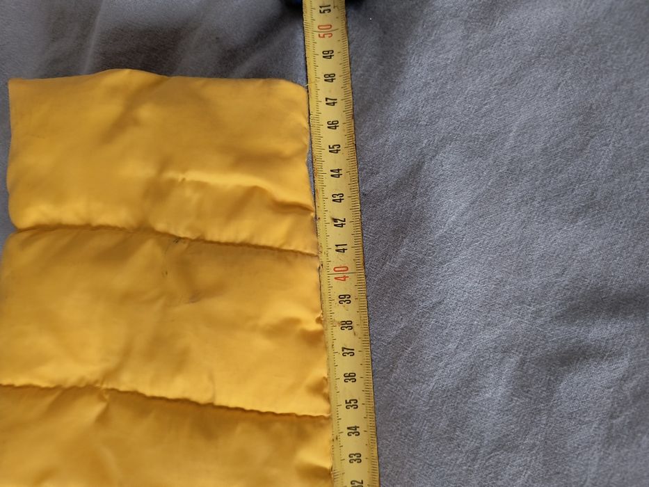 Lekka pikowana kurtka damska żółta 38 M