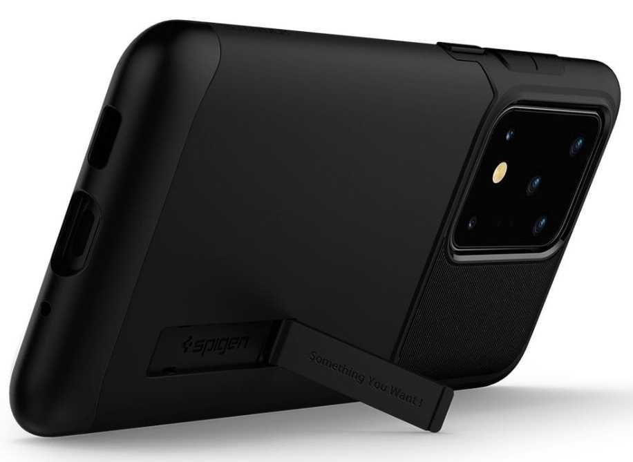 Etui Spigen Slim Armor black czarne do Samsung Galaxy S20 Ultra