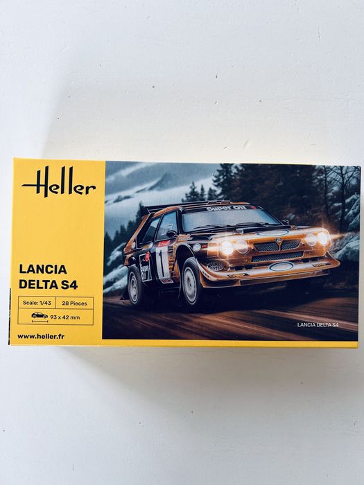 Samochód Lancia Delta S4 model do sklejenia Heller 80177