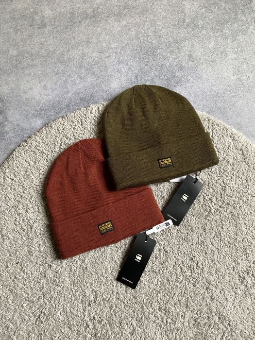 G-Star Raw Effo Beanie оригінал нова чоловіча шапка біні тепла зимова