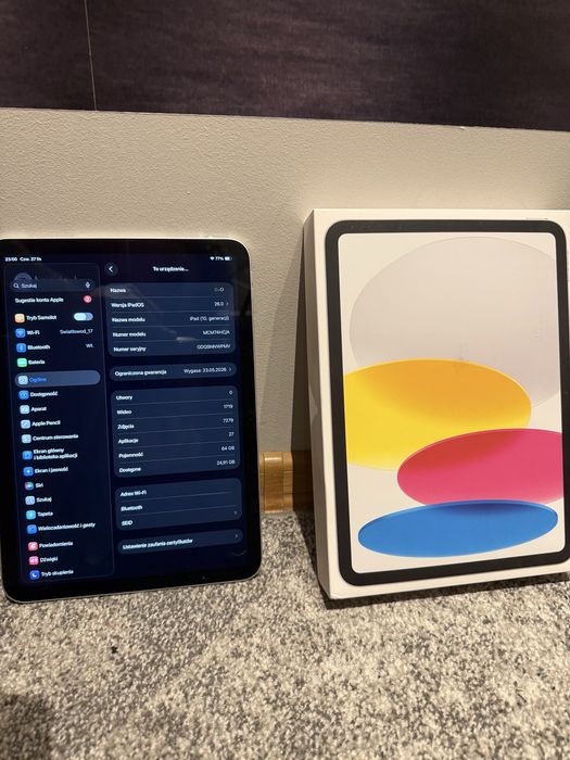 Apple iPad 10.9” 10. generacji, 64 GB Wi-Fi + Apple Pencil 1 USB-C