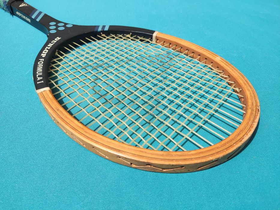 Raquete de ténis antiga "Dunlop Formula 1" vintage