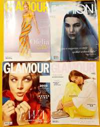 GLAMOUR, FASHION, 4 magazyny