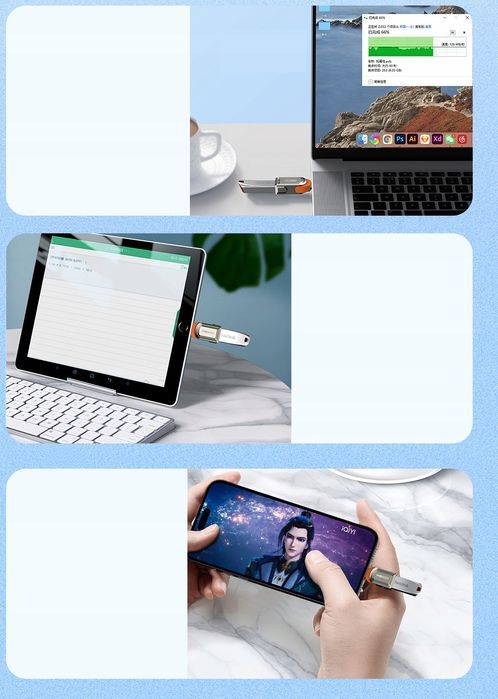 Adapter Przejściówka Usb-C Typ C Na Usb Do Telefonu Otg Usb 3.0 Recci