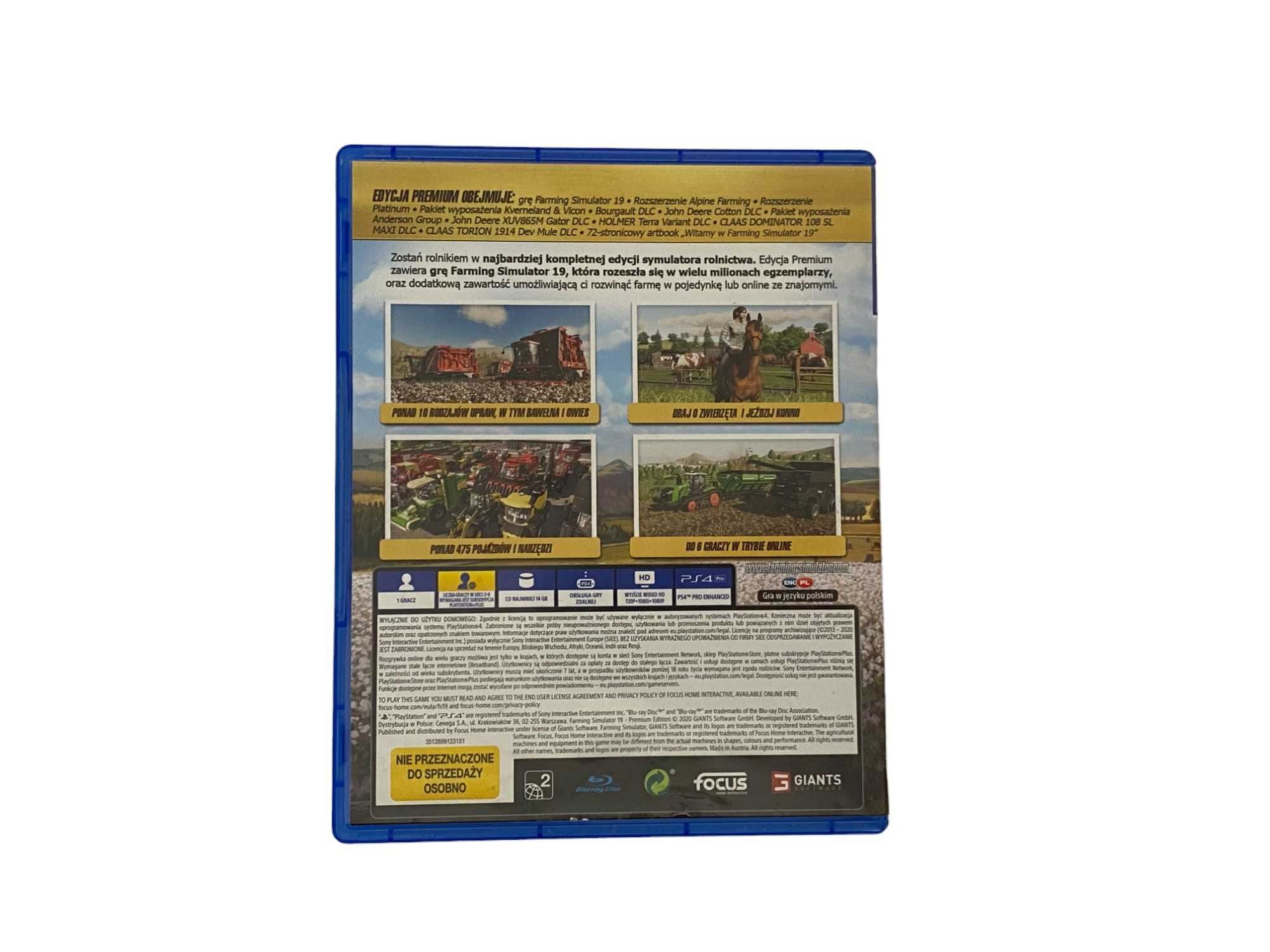 Gra Playstation 4 farming simulator 19 PS4