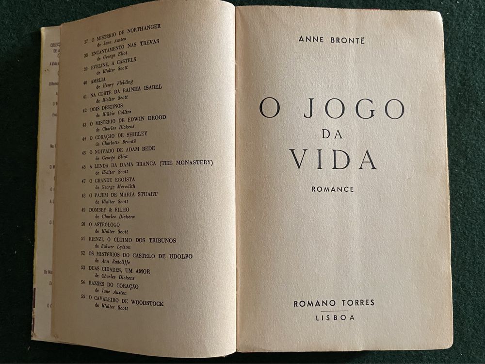 O Jogo da Vida: Romance de Anne Brontë