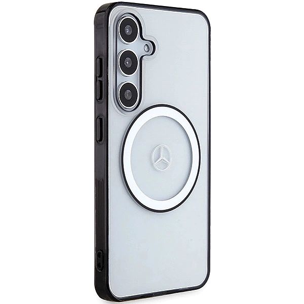 Etui Mercedes Printed Logo MagSafe na Samsung Galaxy S24 - przezroczys