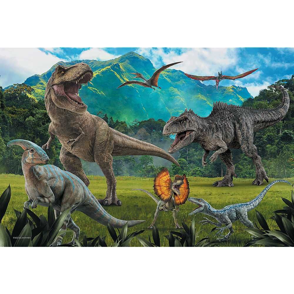 Trefl Puzzle 100 el. Jurassic World Park jurajski 16441 dinozaury