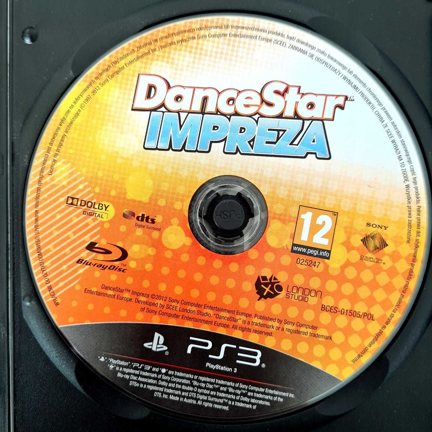 Dancestar PartyHits Impreza PL PS3 Pudełkowa MOVE Brak okładki