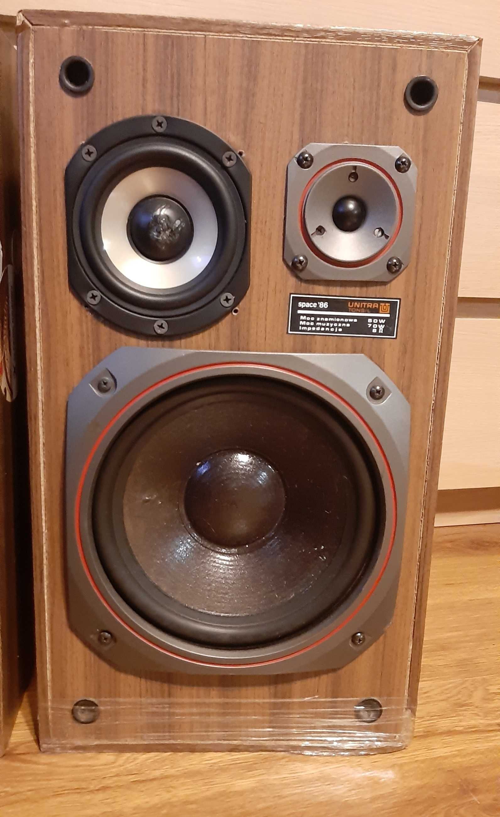 kolumny Tonsil Space 86 Unitra, zn 50W, muz 70W, 8 ohm