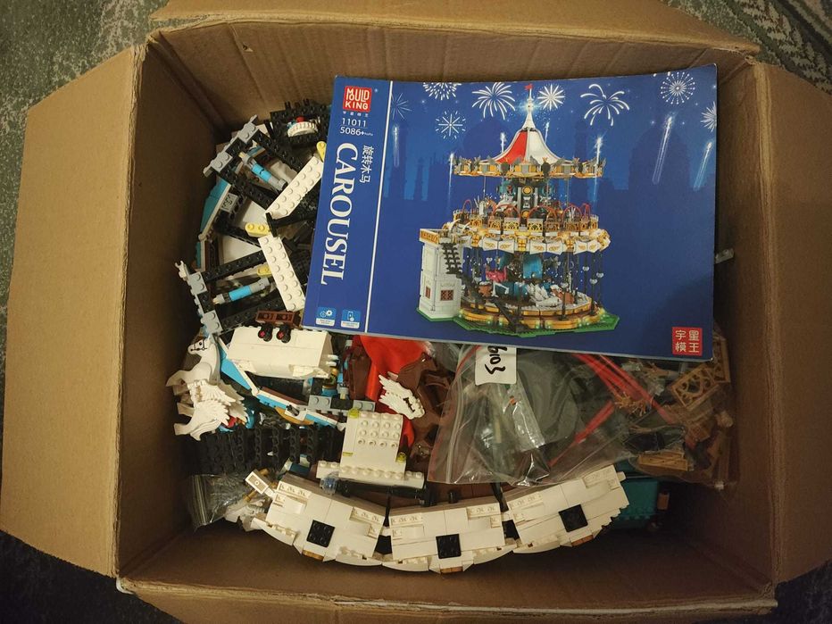 klocki Mould King 11011 Karuzela Dwupoziomowa (lego podobna)