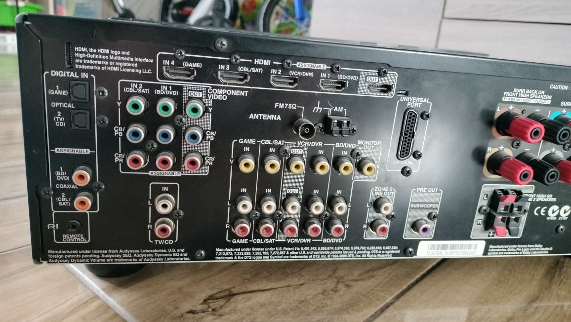 Onkyo tx-sr 578 11kg  av receiver 7.1 450watt
