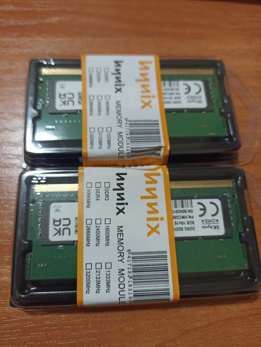 Оперативна пам'ять для ноутбуків DDR5 8GBХ2 4800 aa ціна за 2 планки