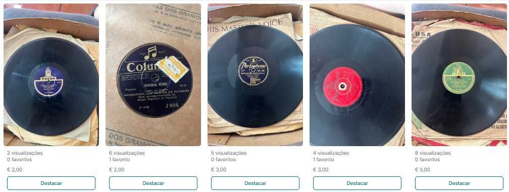 discos gramofone / grafonola