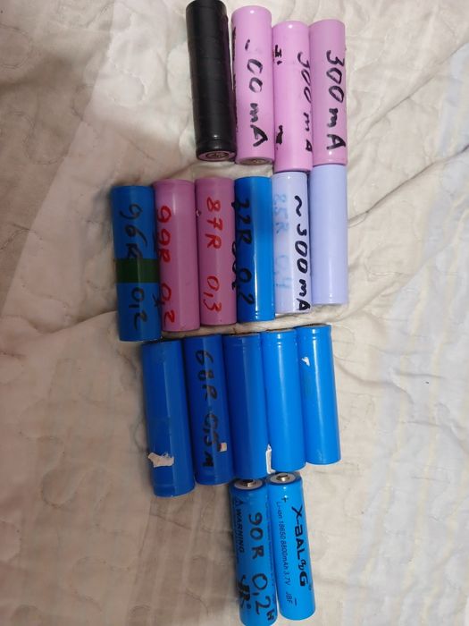 Акб 18650 різної ємності