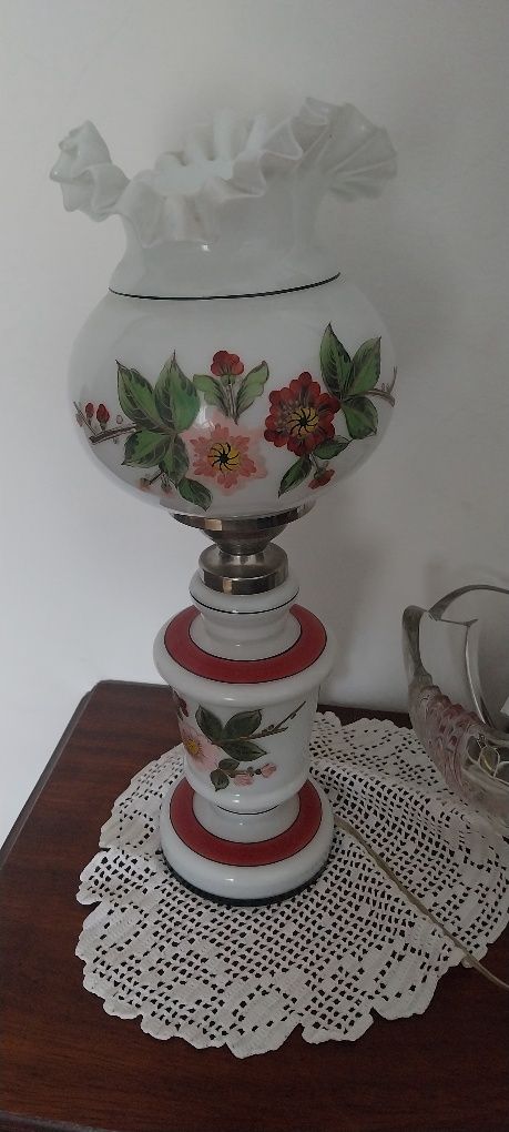 Candeeiro mesa em loiça