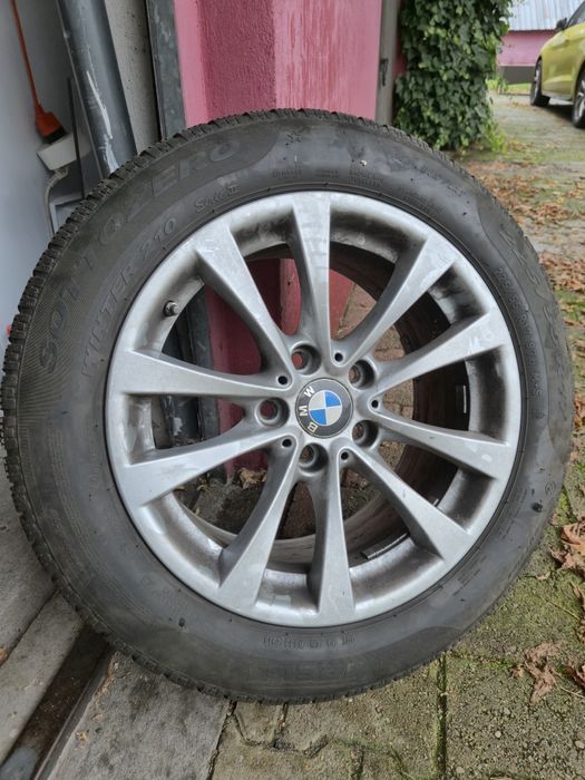 Felgi BMW+opony zimowe Pirelli 225/55/17 RunFlat + czujniki.