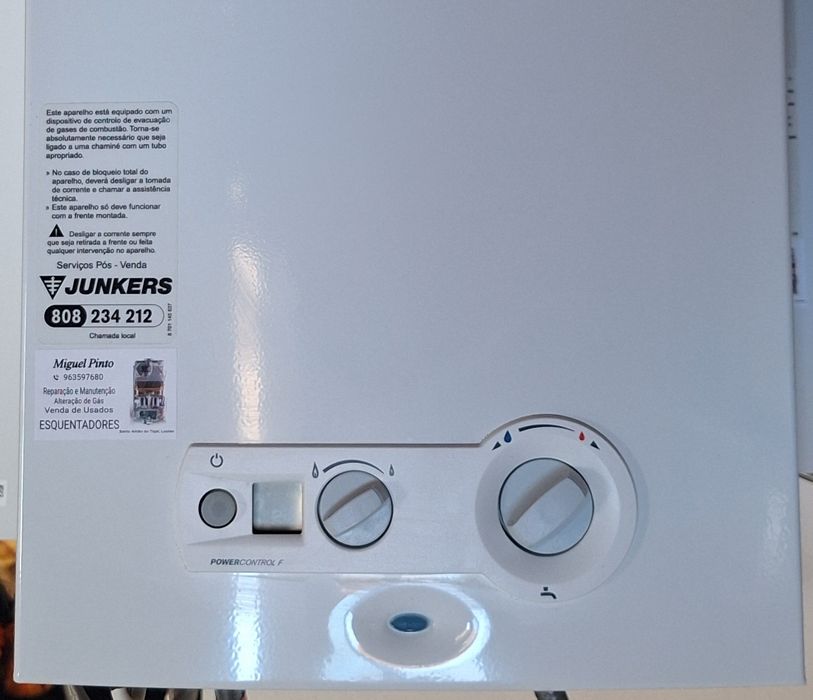 Esquentador Junkers Ventilado 14 Litros Gás Natural