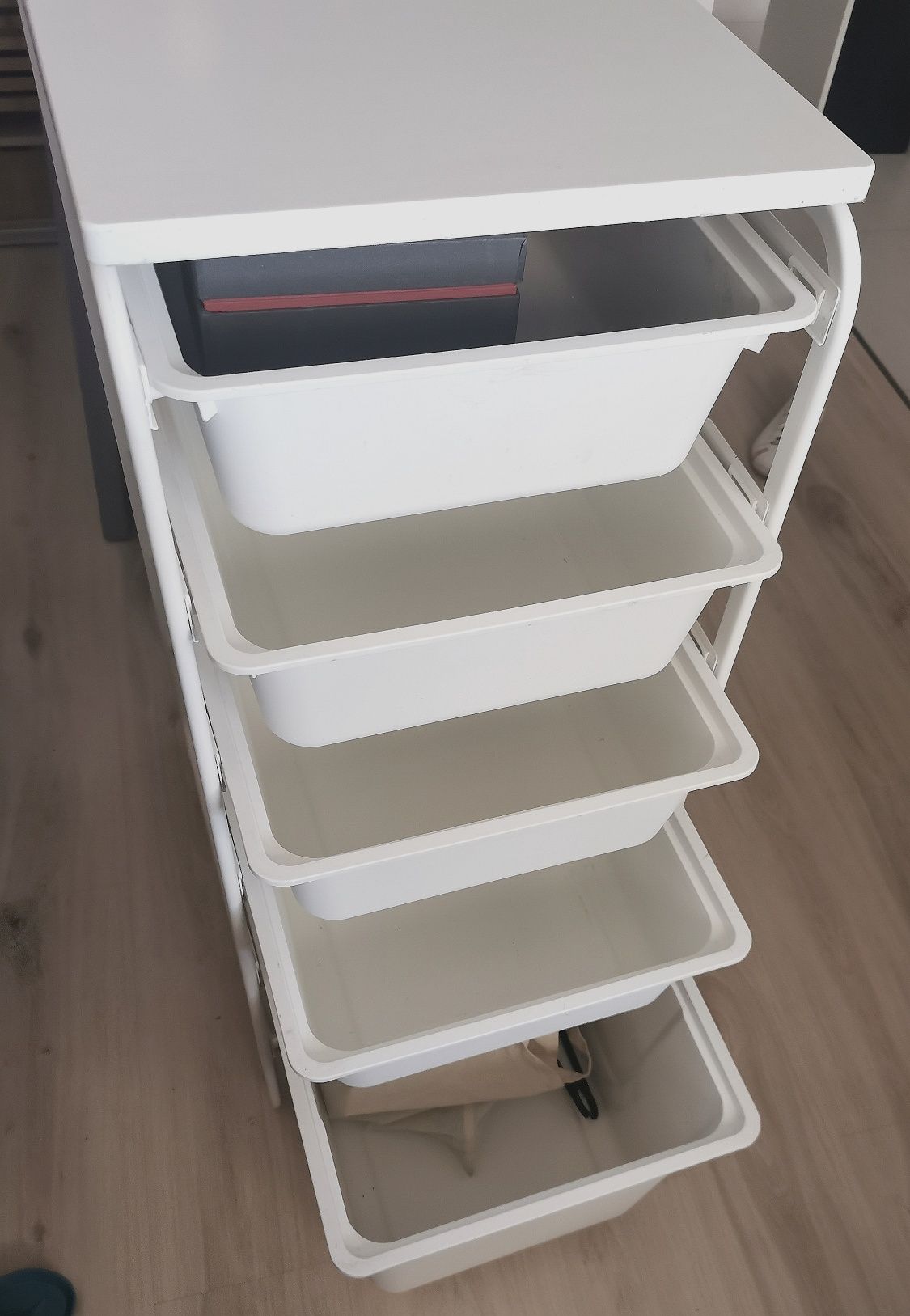 Regał Ikea Algot 2x, półka organizer, regał wkłady pudełka