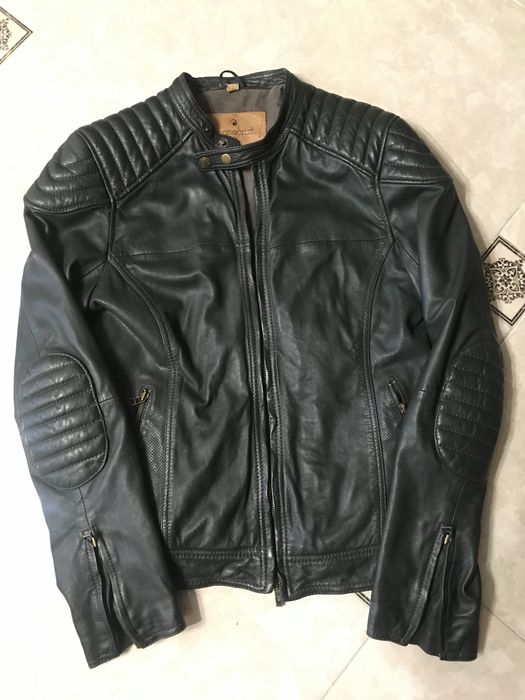 Срочно!Шкіряна якісна куртка Goosecraft  мото стиль натуральна шкіра