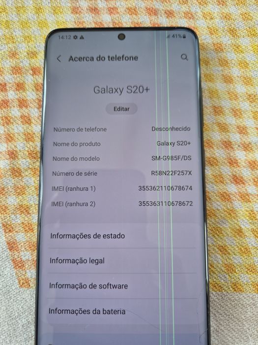 Samsung Galaxy S20 Plus (128gb / 8gb)