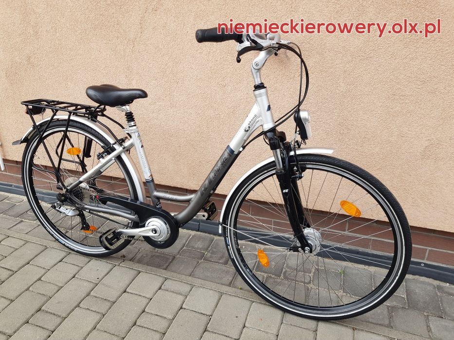 Rower damski miejski RIXE koła 28 SHIMANO aluminium rabat WYSYŁKA
