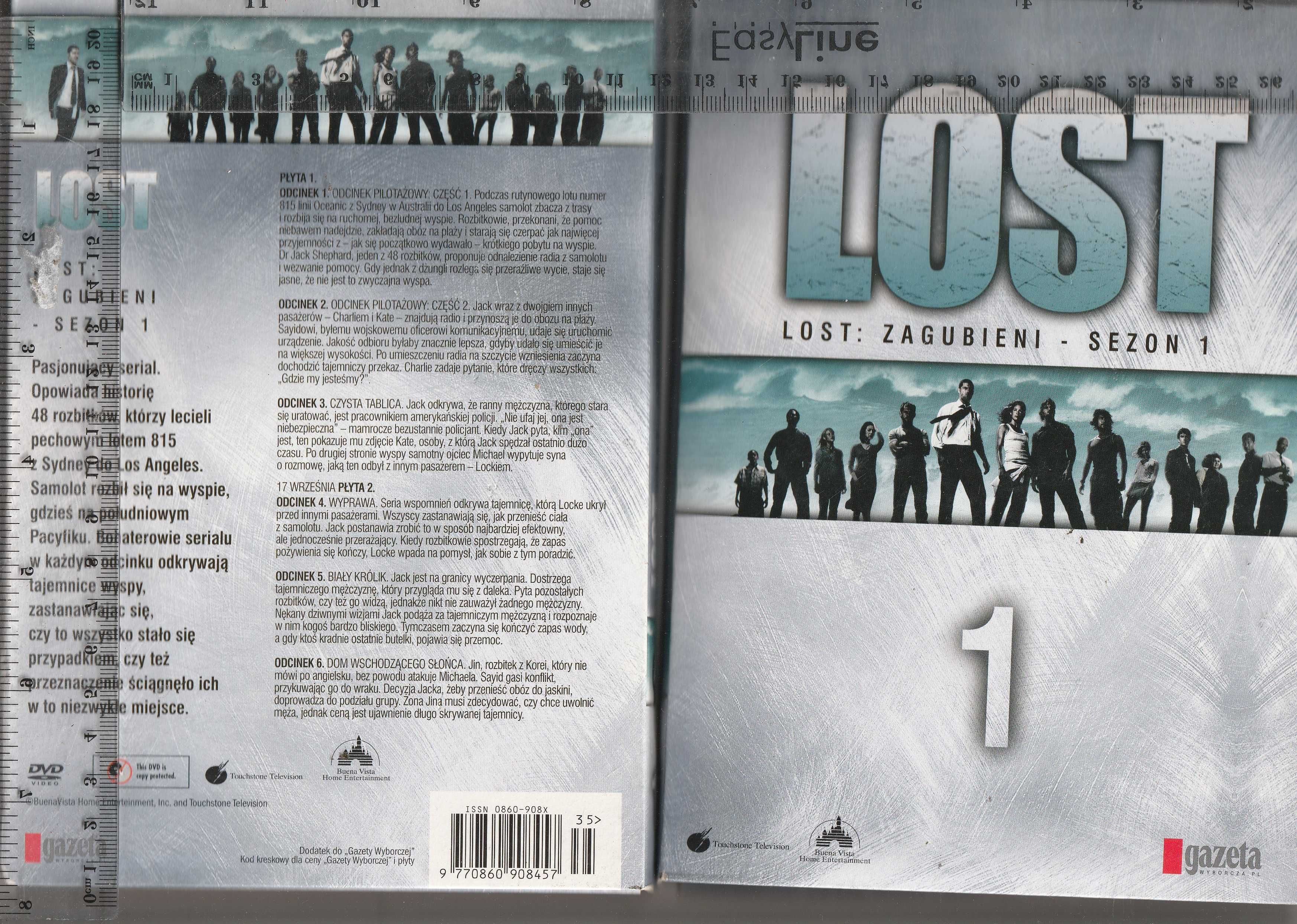 Lost Zagubieni Sezon 1 8xDVD Lektor PL