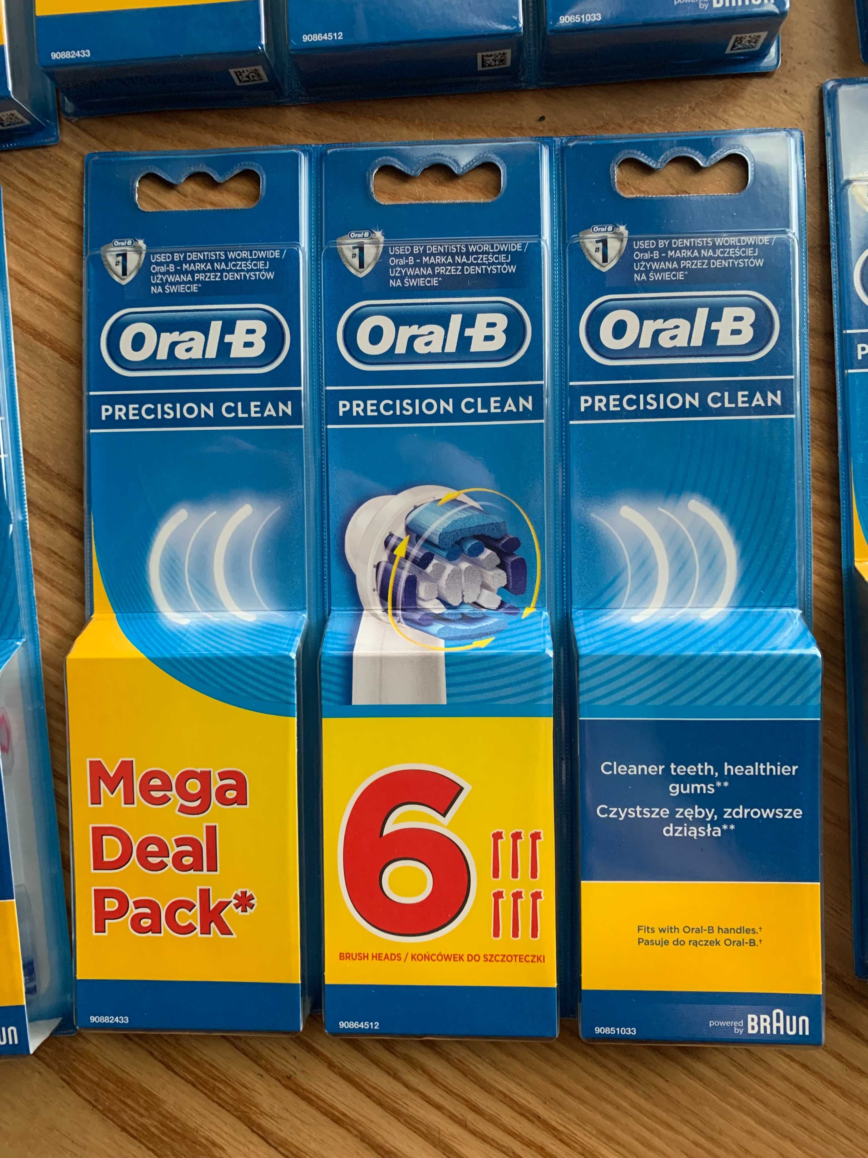 Końcówki Oral-B ORYGINALNE EB20 Precision Clean 6 sztuk Mega Deal Pack