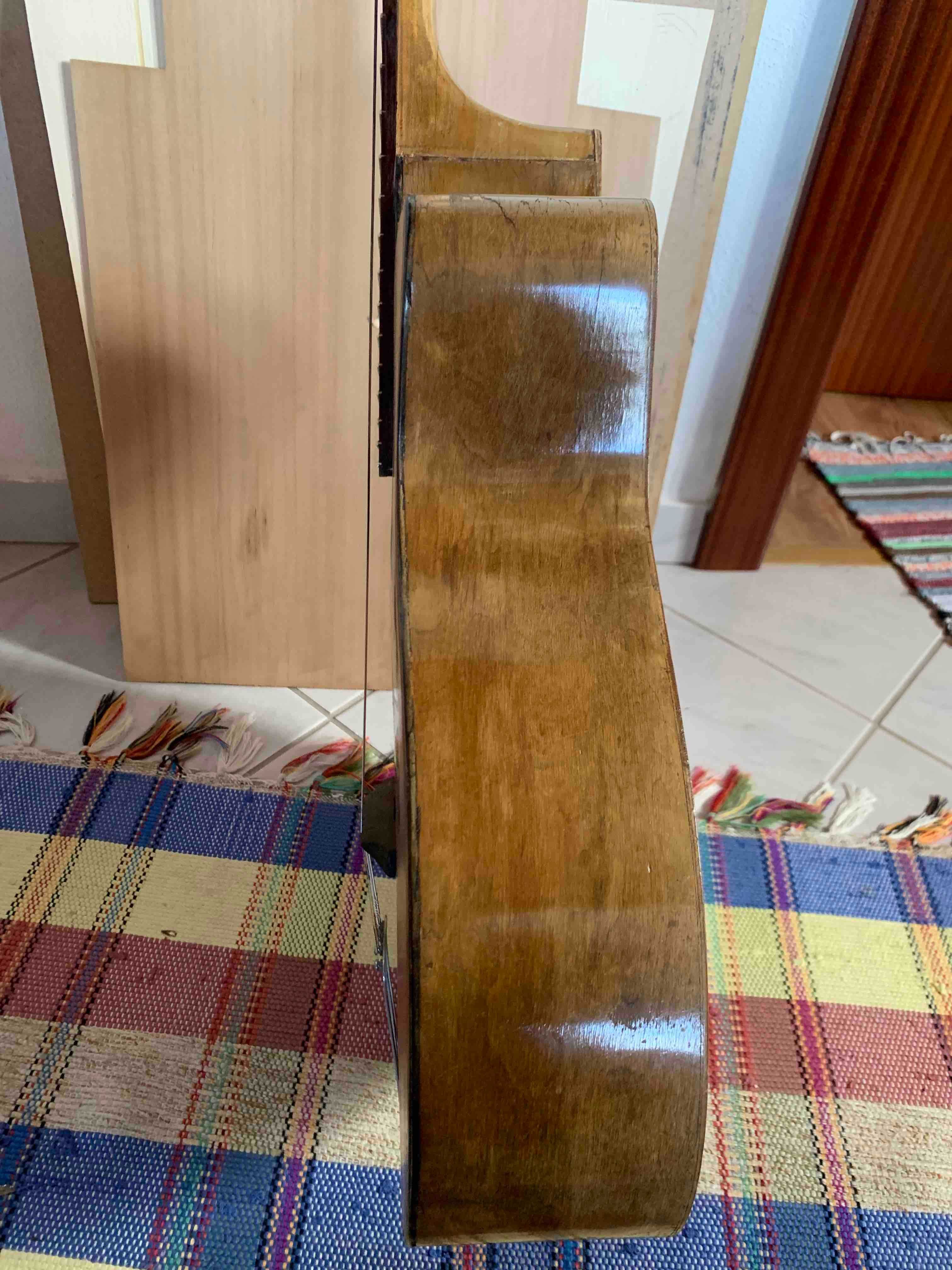 Guitarra acustica Gipsy jazz Di mauro anos 50 grande boca