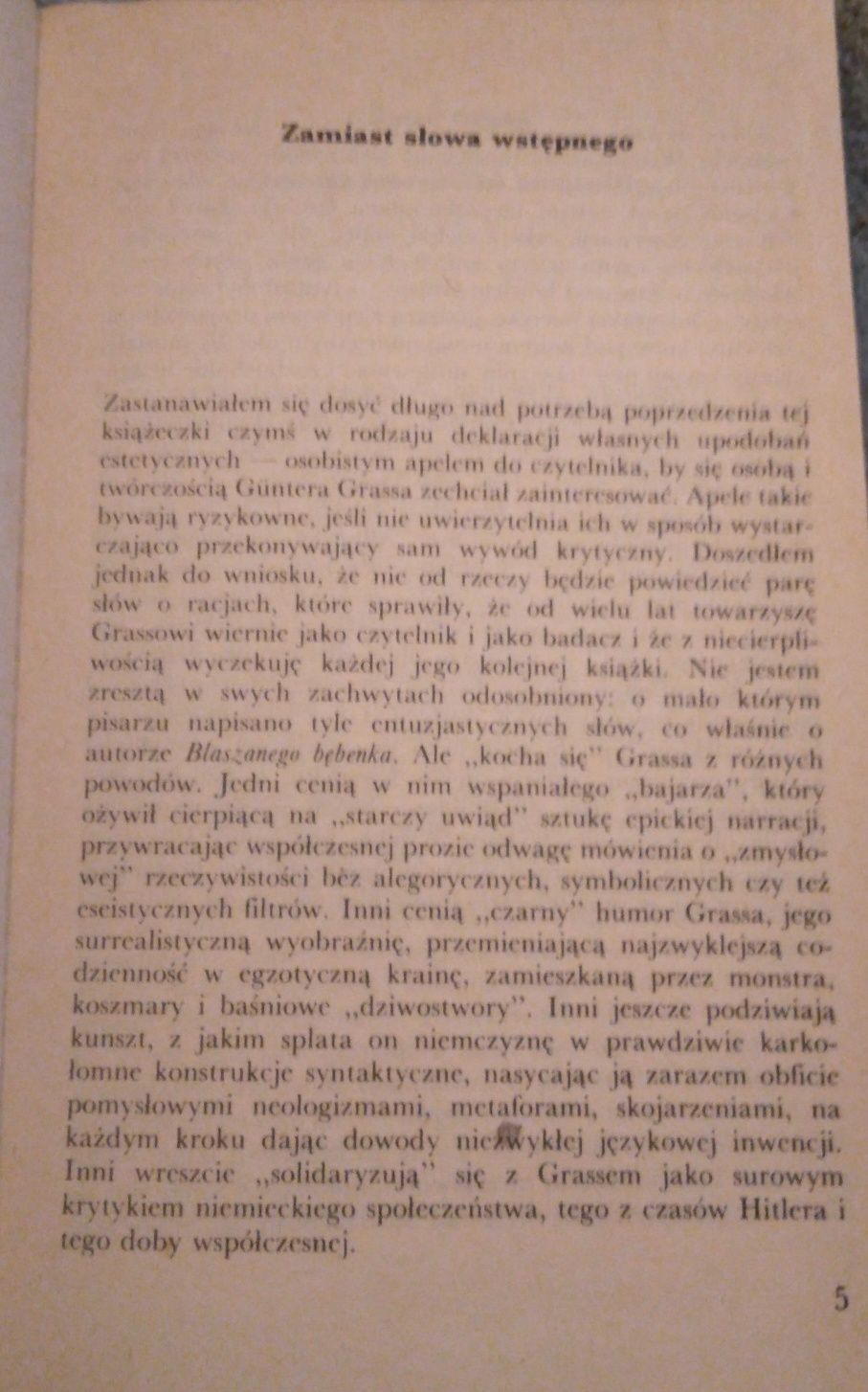 Günter Grass - Zbigniew Światłowski