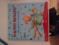 Livro "O rato Renato não quer ir à escola"