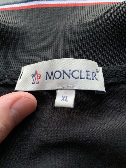 Поло Moncler чорне, стан ідеал (L/XL)