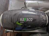 Wentylator kanałowy HAVACO 33W 50W