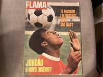 Revista FLAMA Nº 1255 de 24 de Março de 1972. FUTEBOLISTA JORDÃO