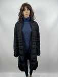 Moncler vintage czarna puchowa długa kurtka pikowana puffer M/L