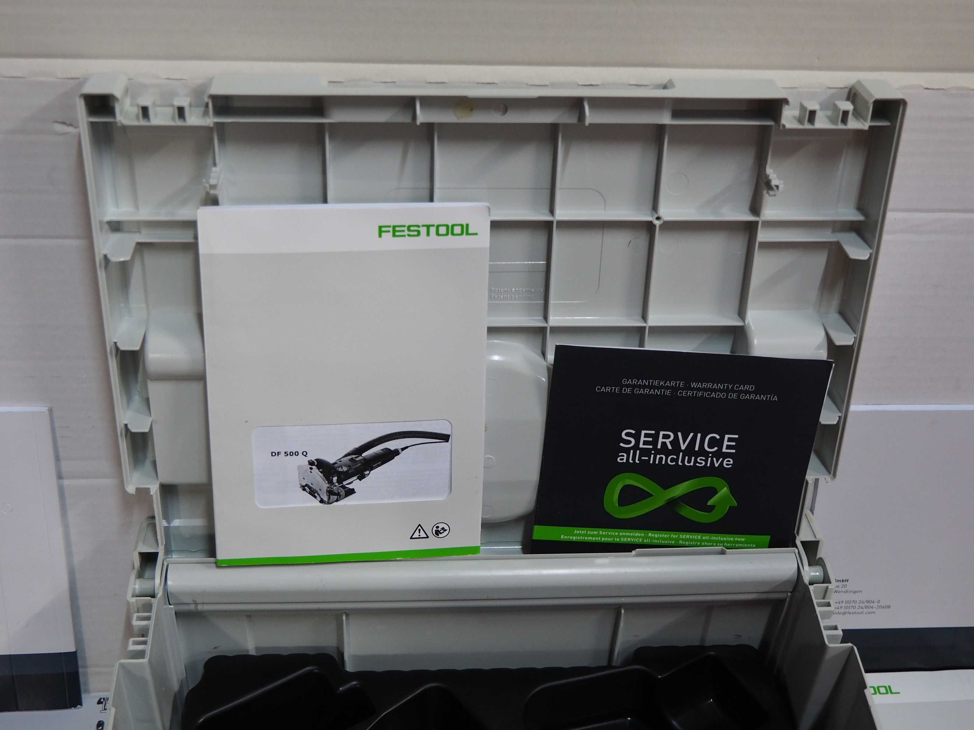 FESTOOL DF 500 systainer walizka do frezarka Domino +wklad wytloczka