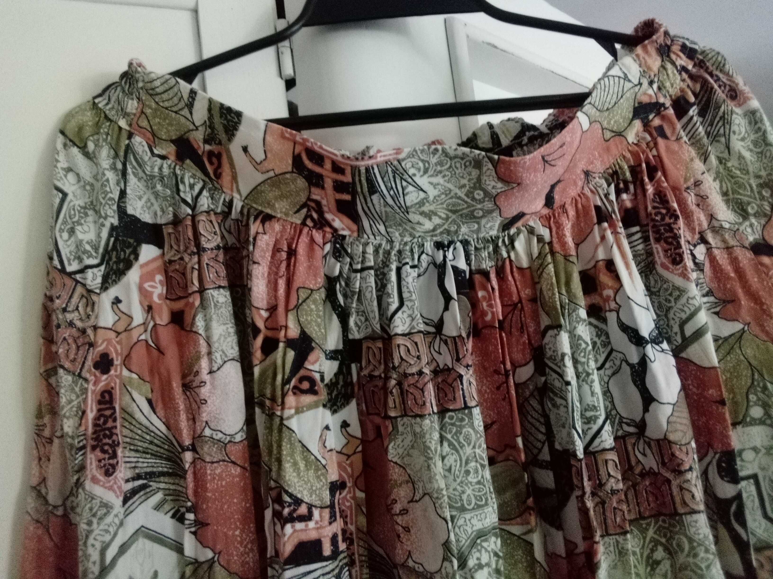 jak NOWA St.Michael angielska spódnica wiskozowa letnia 42 XL