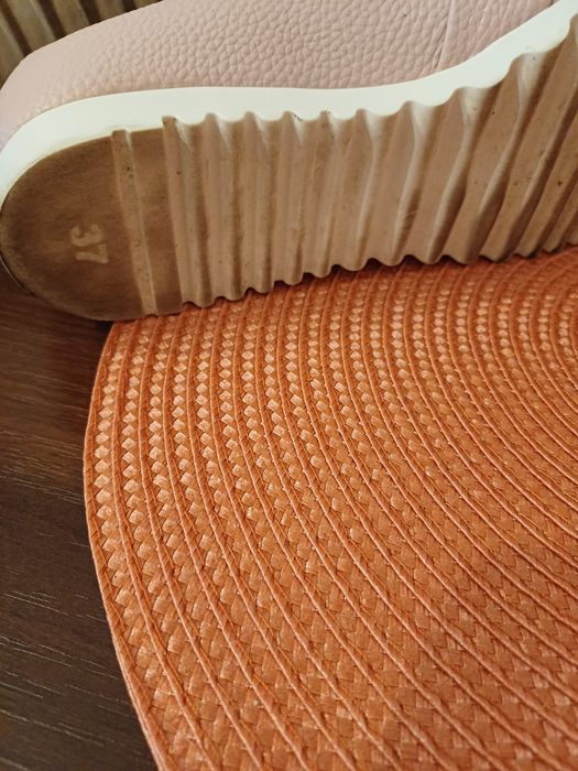 Balerinki r.37 pudrowy róż