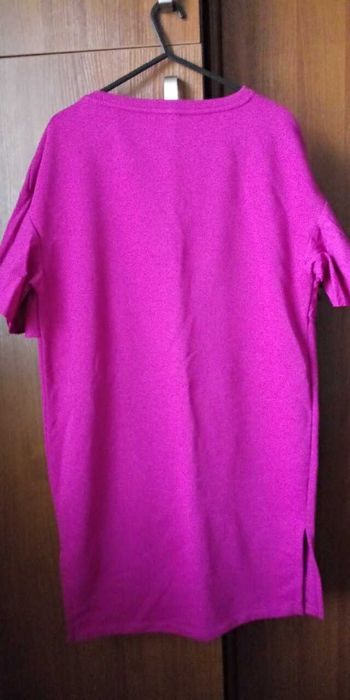 Reserved dresowa sukienka mini falbana nowa