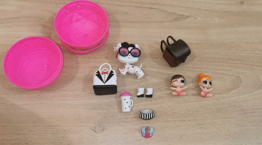 Zestaw LOL Surprise laleczki bobasy piesek akcesoria dla dziewczynki