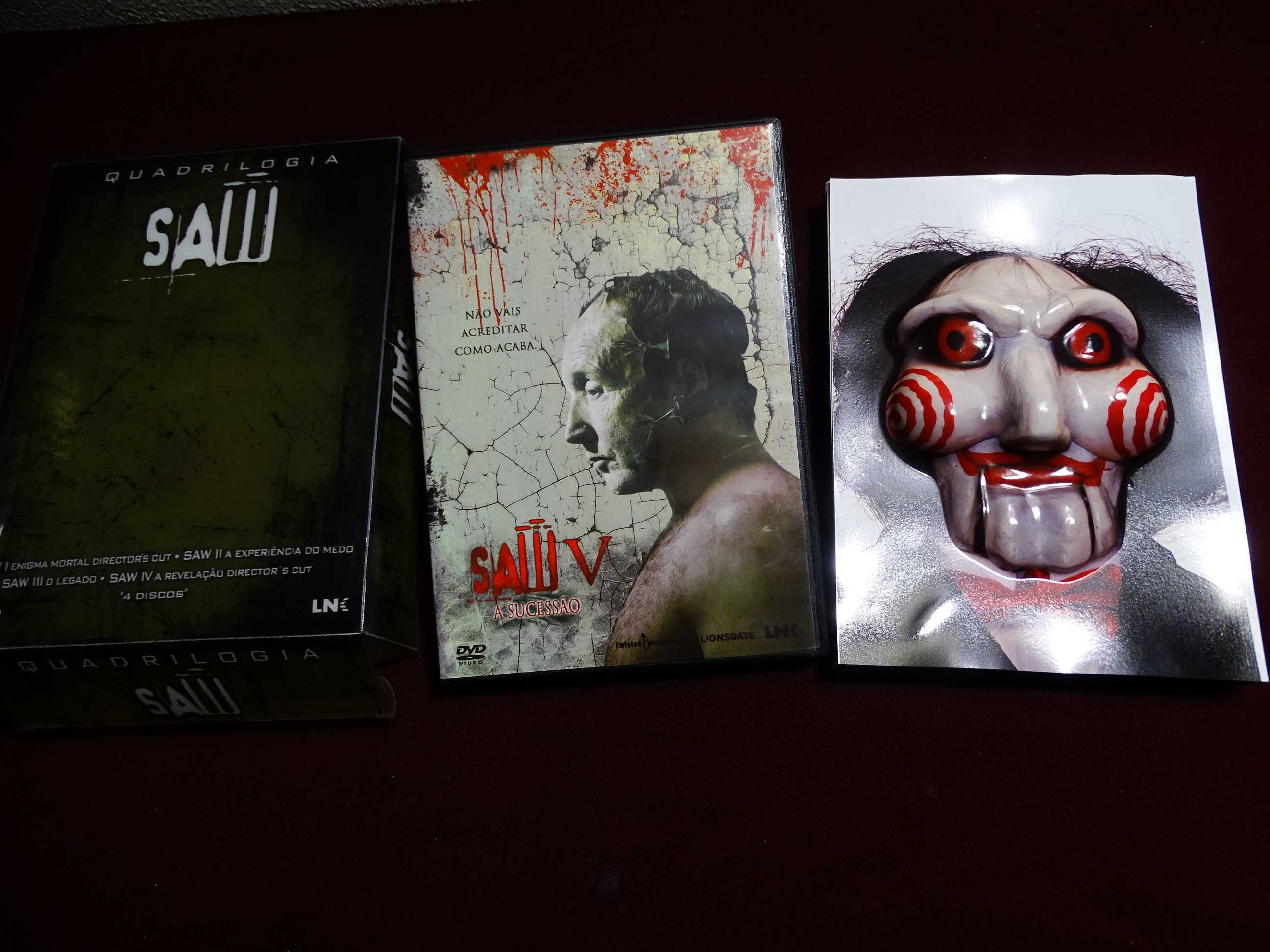 DVD pack-Saw quadrilogia+Saw V