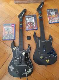 Guitar Hero zestaw 2 gitar plus nadajnik PS2